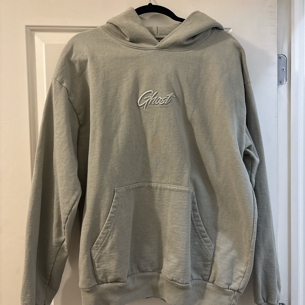 Ghost Men's gray Hoodie Sweater
